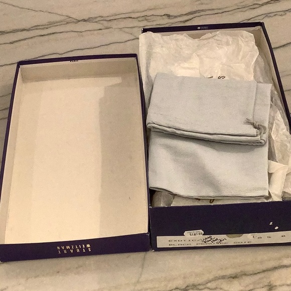 Stuart Weitzman Exotic Peau de Soie Heels Size 8.5 - Picture 11 of 14